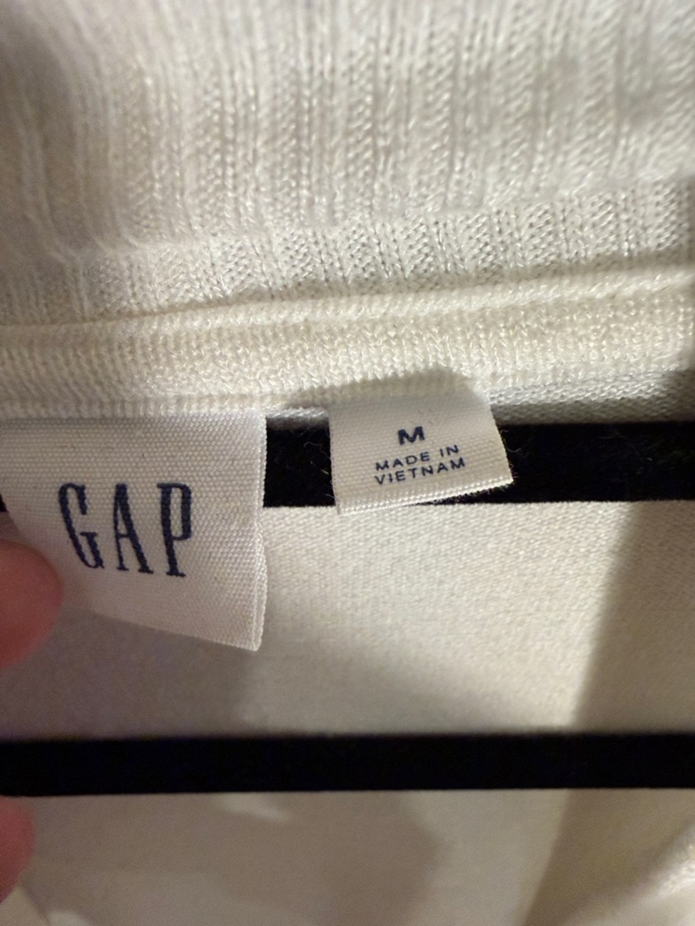 GAP Open-Front Cream Cardigan - Picture 2 of 3